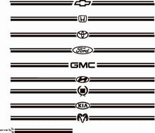 Large Chevy Stripe Kit w/ 4/16" X 150' roll - 6 Bowtie logos avail in many colors