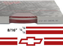 Large Chevy Truck Stripe Kit w/ 8/16" X150' roll - 6 Bowtie logos avail in many colors
