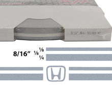Large HONDA Truck Stripe Kit w/ 8/16" X150' roll - 6 HONDA logos avail in many colors