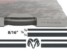 Large Dodge Truck Stripe Kit w/ 8/16" X150' roll - 6 RamHead logos avail in many colors