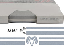Large Dodge Truck Stripe Kit w/ 8/16" X150' roll - 6 RamHead logos avail in many colors
