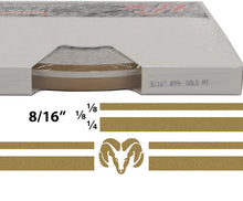 Large Dodge Truck Stripe Kit w/ 8/16" X150' roll - 6 RamHead logos avail in many colors