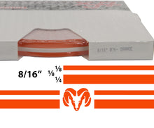 Large Dodge Truck Stripe Kit w/ 8/16" X150' roll - 6 RamHead logos avail in many colors