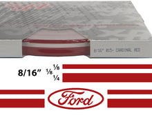 Large Ford Truck Stripe Kit w/ 8/16" X150' roll - 6 Ford logos avail in many colors