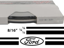 Large Ford Truck Stripe Kit w/ 8/16" X150' roll - 6 Ford logos avail in many colors