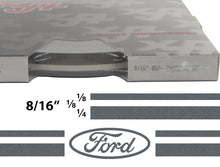 Large Ford Truck Stripe Kit w/ 8/16" X150' roll - 6 Ford logos avail in many colors