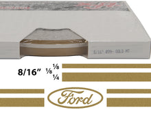 Large Ford Truck Stripe Kit w/ 8/16" X150' roll - 6 Ford logos avail in many colors