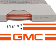 Large GMC Truck Stripe Kit w/ 8/16" X150' roll - 6 GMC logos avail in many colors