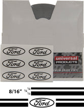 Large Ford Truck Stripe Kit w/ 8/16" X150' roll - 6 Ford logos avail in many colors