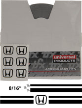 Large HONDA Truck Stripe Kit w/ 8/16" X150' roll - 6 HONDA logos avail in many colors