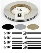 Stripe Kits for Honda avail in 3 colors and 4 stripe configurations