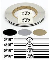 Stripe Kits for Toyota avail in 3 colors and 4 stripe configurations