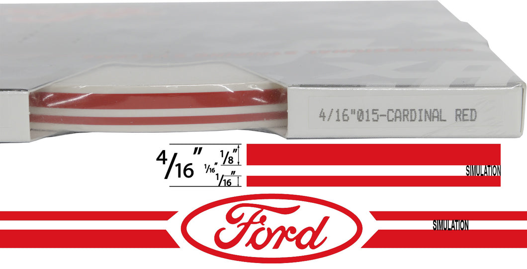 Large FORD Stripe Kit - 150' roll X 4/16