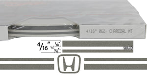 Large Honda Stripe Kit w/ 4/16" X 150' roll - 6 Honda logos avail in many colors