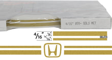 Large Honda Stripe Kit w/ 4/16" X 150' roll - 6 Honda logos avail in many colors