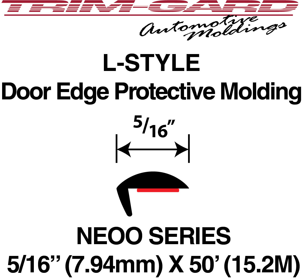 MyMoldingTrim Shop Black Door Edge Protector Moulding – Fits Dodge 2003-2018 – 4pc Set