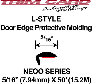 NE00 Series L-Style Edge Protective Molding 9/32" X 50'